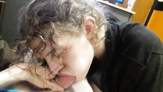 Good friend Cole sucking my cock