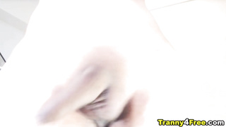 Sexy Shemale Shows Off Her Dick and Ass