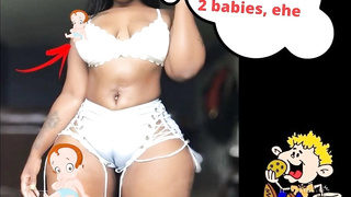 Trying Not To Shit - Girl Working Out in Yoga Pants