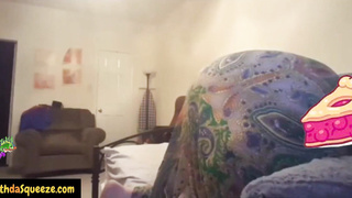 SBBW Shaking Ass Must See Television - Wet Ass Farts - Big Booty Fetish.