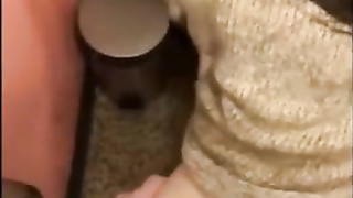 BONING MY TINDER MEETING IN THE RESTAURANT