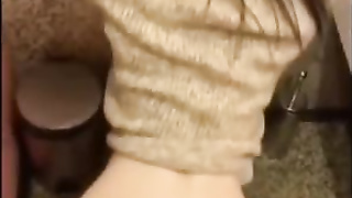 BONING MY TINDER MEETING IN THE RESTAURANT