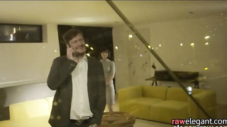 Red-Hot, Euro mature is poking her hubby's chief and groaning frm gusto during an heavy ejaculation