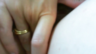 Insatiable, fledgling nymph is privately massaging her drenching humid vag in the backyard and liking it