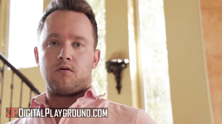 Ariana Marie enjoys the way Bridgette B is eating her twat during a casual, ffm threeway