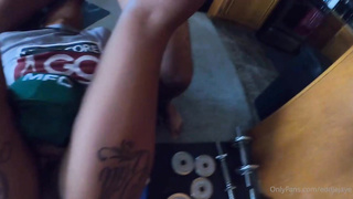 Cali is constantly mixing her exercise routine with casual hump, because it senses so humping superb