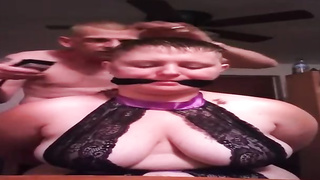 Lush gal is getting her head bald in front of the camera, just for joy