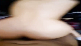 Jiggish inexperienced stunner is getting poked from the back while her playmate is making a pornography movie