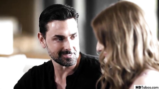 Obese chick with inborn funbags, Eliza Eves is about to deep-throat and rail a firm pecker