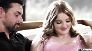 Obese chick with inborn funbags, Eliza Eves is about to deep-throat and rail a firm pecker