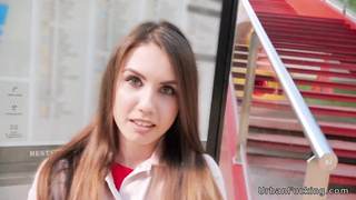 Ukrainian Tears Up For Cash In Public