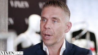 Eliza is a supreme looking brown-haired who is permanently having hump with messy rich boys