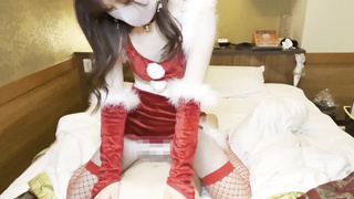 ♡中出しサンタ♡　　　貧乳/美乳/スレンダー/素人/カップル/騎乗位/Youtuber/Tittok/美尻/主観
