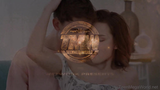 X-Angels - Olivia Trouser Snake - Cutie in adorable sundress deepthroats a hard-on