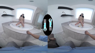 WETVR Gorgeous VR Bathtub Smash With Sawyer Cassidy