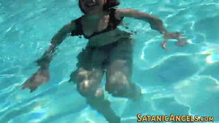 OMINOUS ANGEL - Big-Boobed inked honey deep-throats fuck-stick (Jessy Jones)