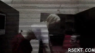 Captivating light-haired jenny getting fucked