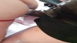 Fledgling lezzies are constantly using a cord- on to pummel each other's muddy brains out