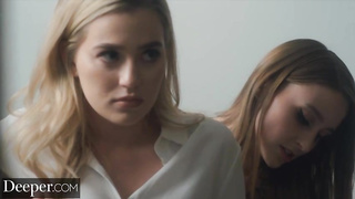 Racy platinum-blonde stunner with XXL funbags, Blake got down and grubby with a jaw-dropping fellow