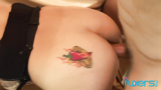 Rectal FEMALE-MALE-FEMALE 3some