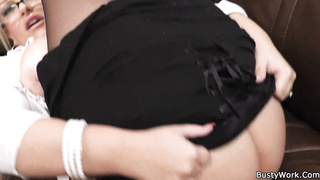 Working doll getting her labia munched and porked