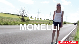 Immense donk, fledgling light-haired and a boy who isn't her counterpart are doing it in his van