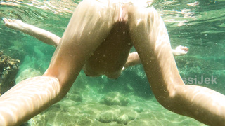 4K Insane Fucky-Fucky Underwater Supreme Assfuck Creampi in the water JessiJek