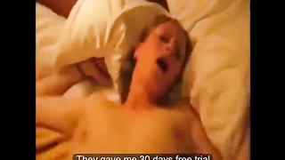 My smallish wifey wont be the same after hes done with her