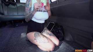 Arabelle Raphael Tat Artist Gets an Ass Fucking Rail In Bonk Bus.mp4