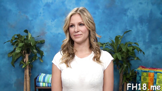 Pretty blond scarlet crimson does her finest to get jizm