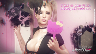 Slut is fucked by futanari nun in a 3d fantasy adult comics