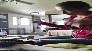 French dark haired is smoking while providing a bj to her paramour because it tastes so fine