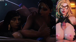 Racy animated stunners are gargling knobs and getting banged rock-hard, in various postures and places