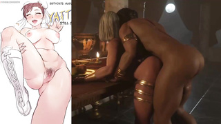 Racy animated stunners are gargling knobs and getting banged rock-hard, in various postures and places