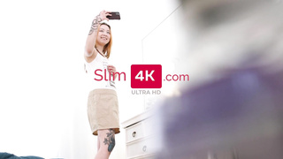 Slim4k - Vasilisa Lisa - Tatted bombshell makes love with her BEAU