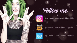 Morning yoga revved into POINT OF VIEW DEEP BLOW-JOB from dreadlock honeys - Crimson Fox