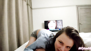 CutieStepsister won't let me witness TV in peace POINT OF VIEW