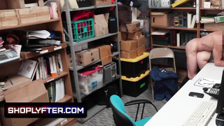 Gorgeous Teenager Eden Sin Caught Shoplifting Taken To The Backroom And Pounded By LP Officer