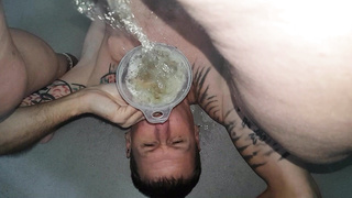 Golden shower fetish 1