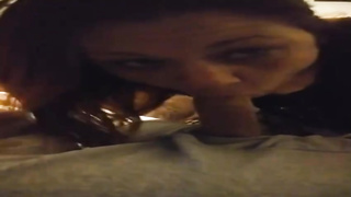 Inexperienced dark haired, Sunshyne is impatiently deep throating a rock stiff shaft in front of the camera