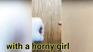 Wonderful light-haired lady went to her fresh neighbor's place to have fuckfest with him, until she spunks