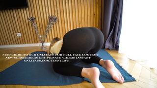 step sister-in-law flashes me how to workout before she rails me until I jism inwards her ultra-cute slit