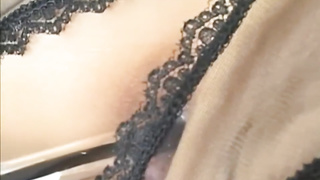 Japanese sweetie played rigid in her butt