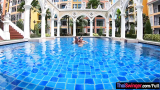 Giant boobies unexperienced Thai GIRLFRIEND is a super-naughty superslut who luved all the attention