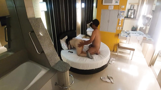 Promiscuous Filipina is getting ravaged in the middle of the day, in a motel bedroom