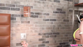 Chesty light-haired dinky cocksucker, Rachael Cavalli is providing an extraordinaire deep throat to her fresh paramour