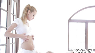 Admirable dame jessie rogers jizzes on camera