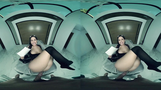 Big-Boobed April Olsen As DICKSUCKER KICK BLONDE Wants You Highly Deep VR Porno