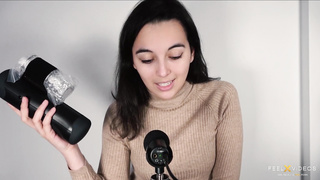 Brit teenager Summer Fox in ASMR SFW vid about interactive adult relaxation