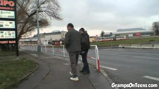 PREMIUMGFS - Plow teenie drills oldie in public